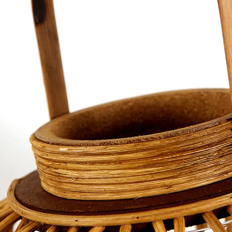 Elegante Handgefertigte Laterne Aus Naturmaterialien Brehn