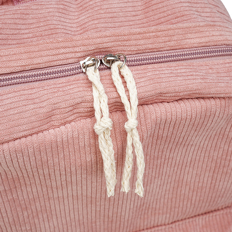 Cord-Rucksack mit Praktischen Fächern Brehn