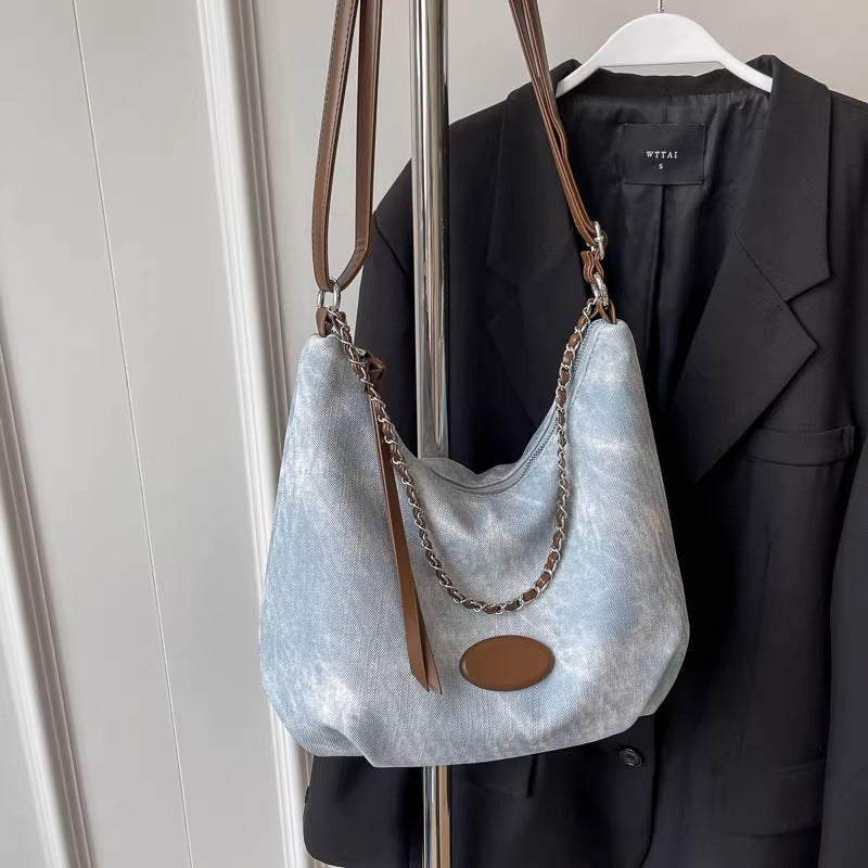 Elegante Denim Hobo Tasche Brehn