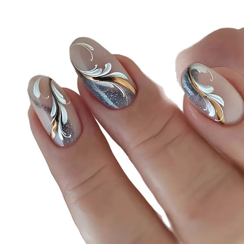 Elegante Ombre Nagelkunst Brehn