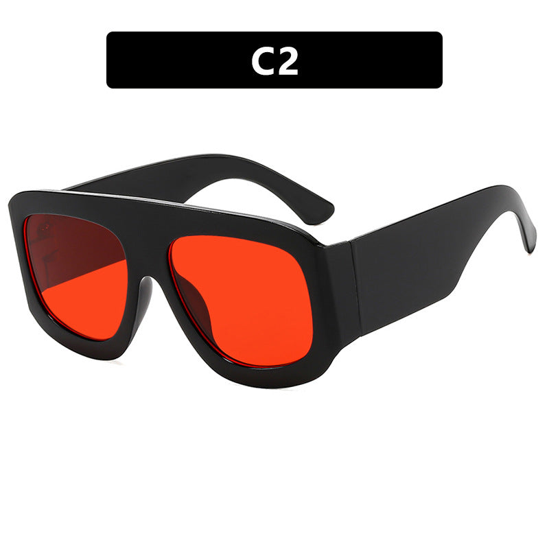 Damen modische Oversized Sonnenbrille mit markantem Design Brehn