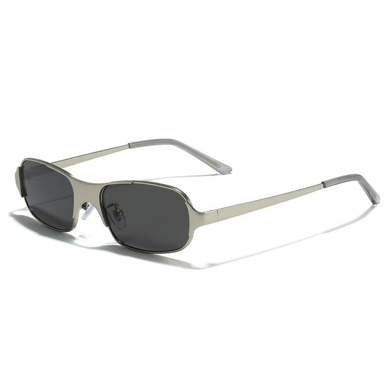 Damen moderne rechteckige Sonnenbrille mit UV-Schutz und komfortablem Gestell Brehn