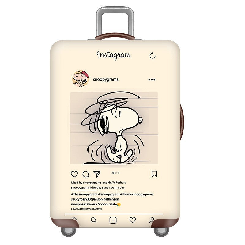 Unisex Hartschalenreisekoffer mit lustigem Cartoon-Motiv Brehn