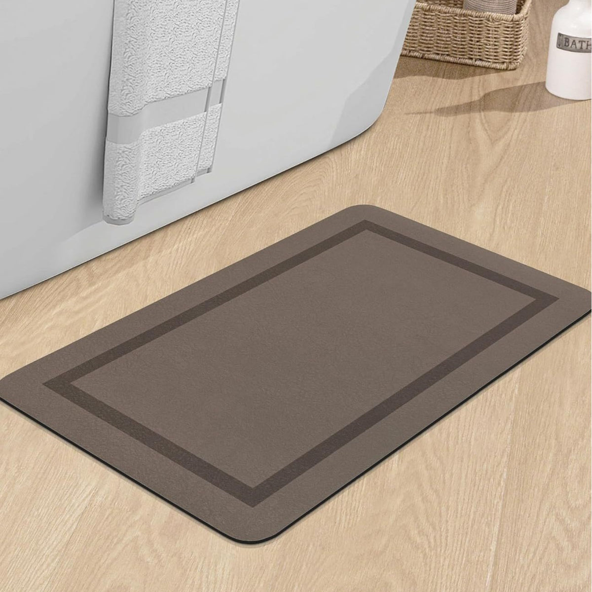 Plüschabsorbierende Badematte Brehn