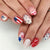 Patriotisches Nagelkunstdesign Brehn