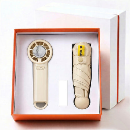 Unisex Tragbares Ventilator- und Trinkflaschen-Set Brehn