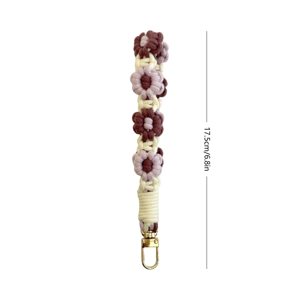 Florales Makramee Schlüsselanhänger Halter Brehn 1788942629