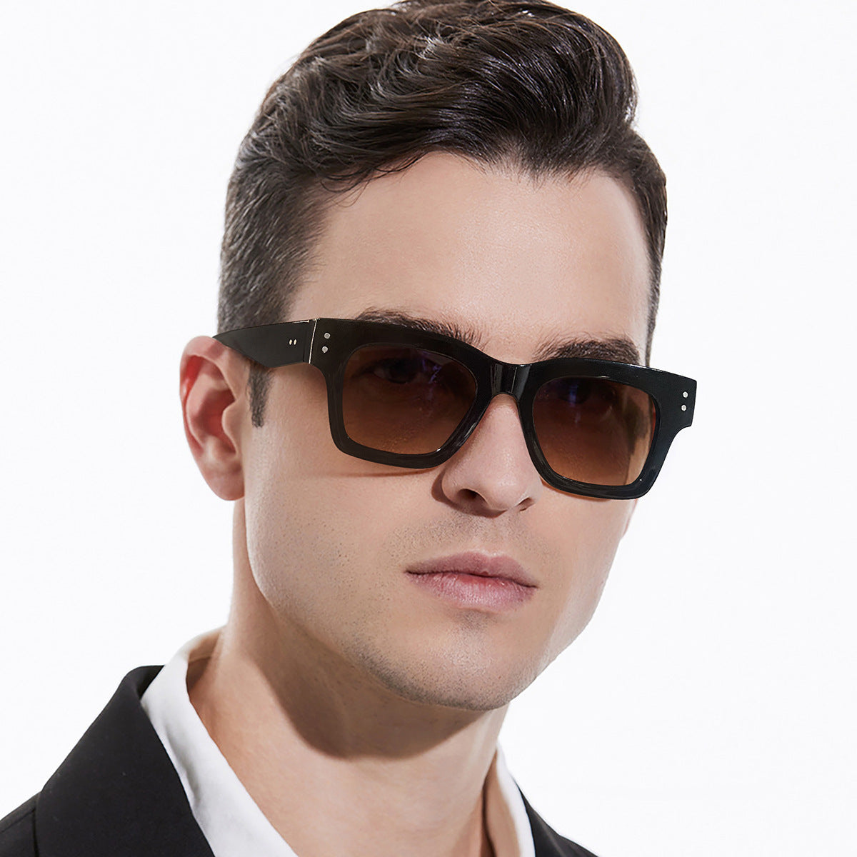 Damen trendige quadratische Sonnenbrille im urbanen Stil Brehn