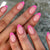Künstlerisches Polka-Dot-Französisch-Spitzen-Nagelset Brehn