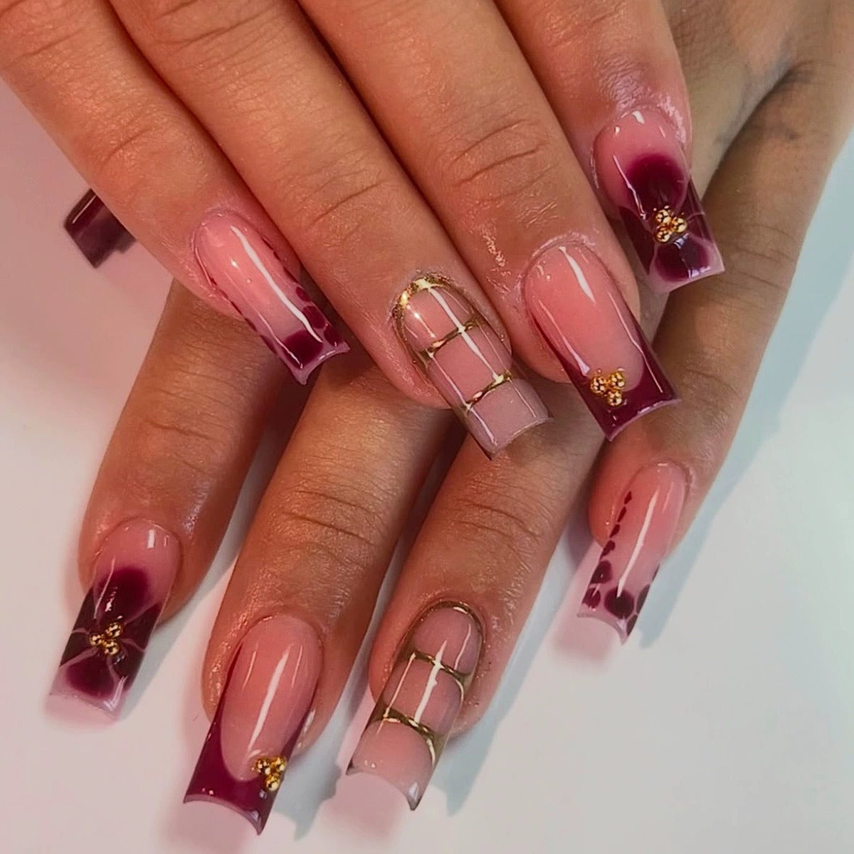 Dekorative Nail Art Extensions Brehn