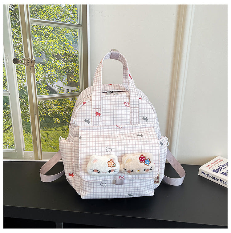 Adorable Plush Tier-Themen Rucksack