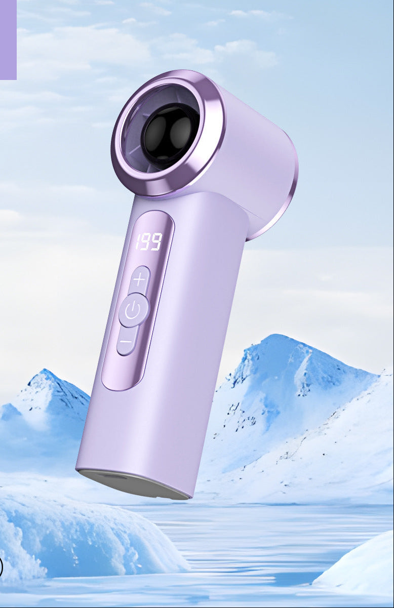 Frauen tragbarer Mini Ventilator mit intelligentem LED-Display Brehn