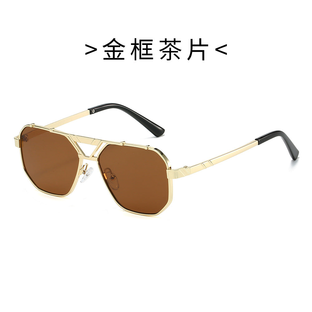 Damen Modische Sonnenbrille im einzigartigen Octagon-Design Brehn