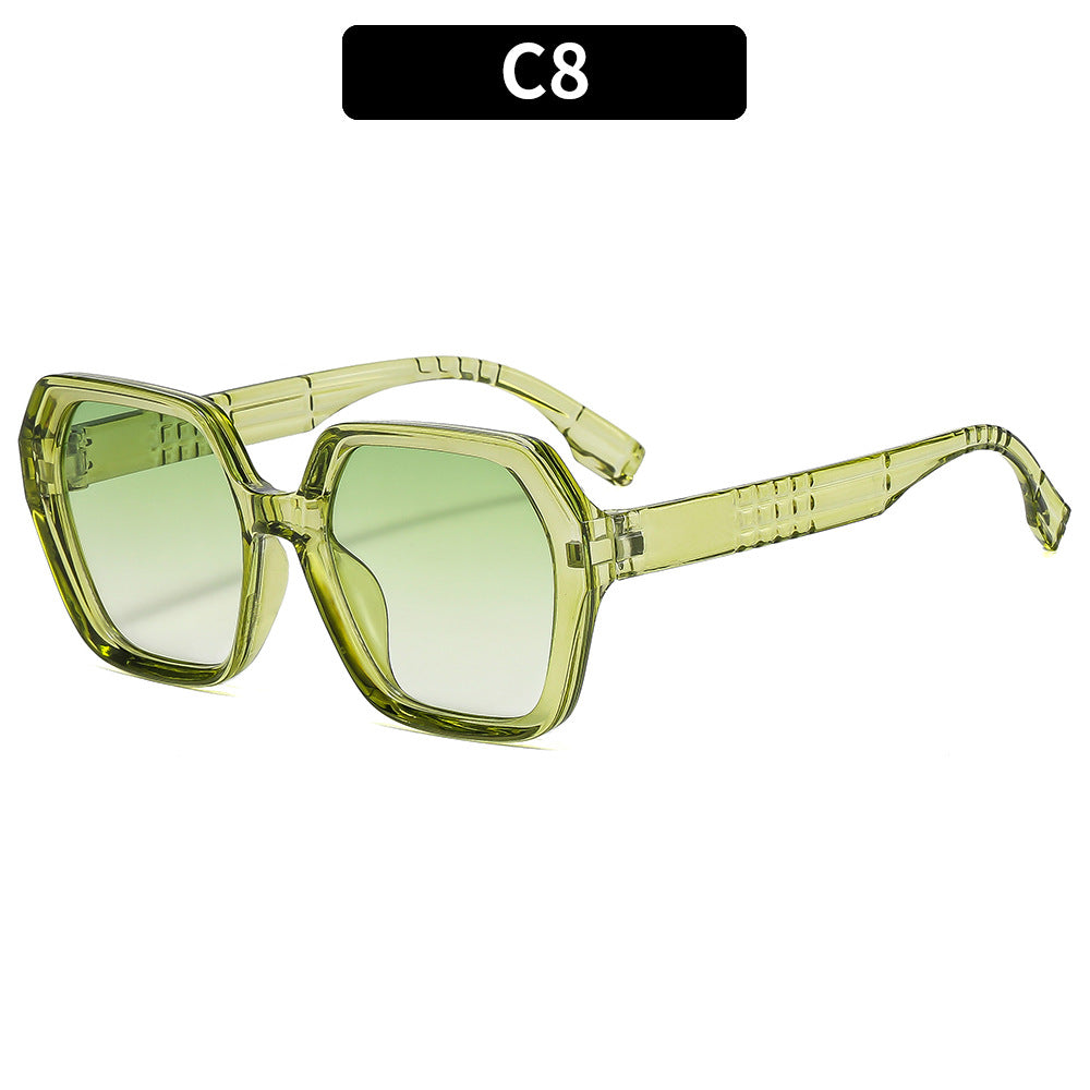 Chunky Quadratrahmen Sonnenbrille
