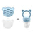 Bärenförmiger Baby-Nahrungs-Feeder und Eiswürfelschalen-Set