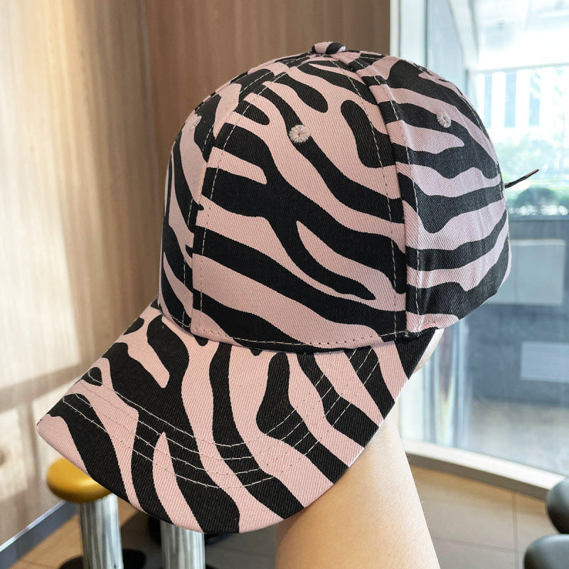 Damen Trendy Tierdruck Verstellbare Baseballmütze Brehn