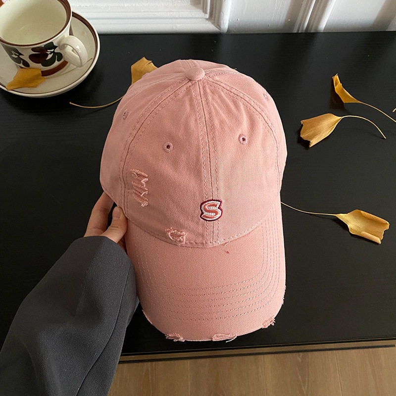 Abgetragenes Vintage Denim-Cap