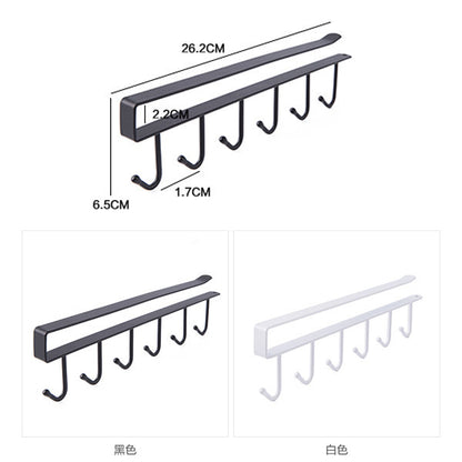 Wandmontierter Hakenregal-Organizer