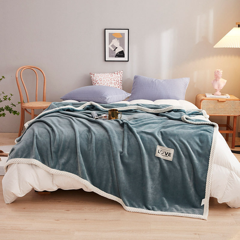 Damen weiche Plüsch-Decke mit verspieltem Design Brehn