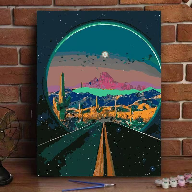 Cosmic Landscape Leinwandkunst Brehn