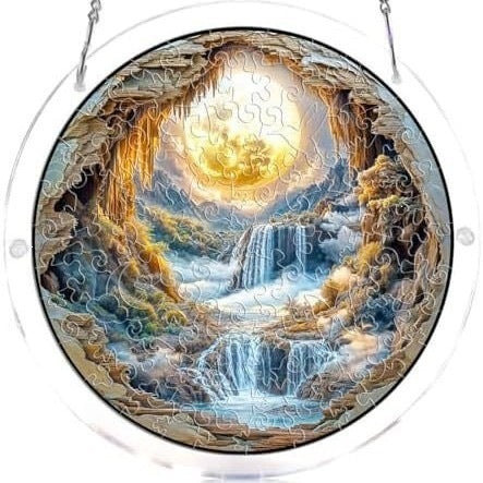 Buntglas Wandbehang Brehn