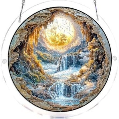 Buntglas Wandbehang Brehn