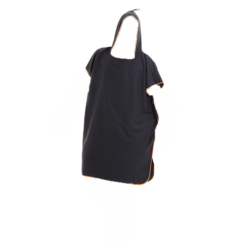 Damen Kapuzen-Poncho aus weichem Mikrofaserstoff Brehn