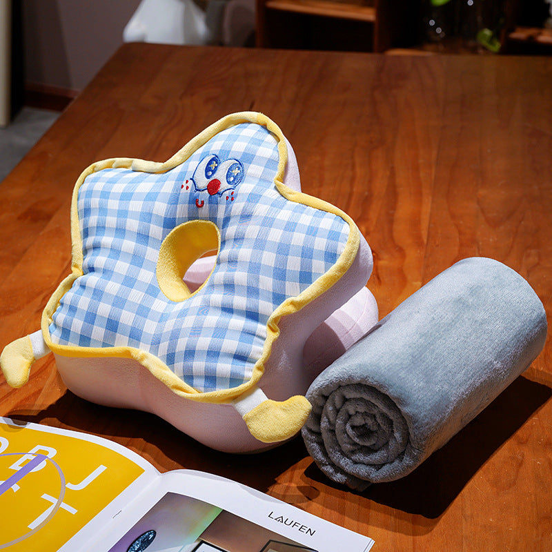 Ergonomisches Babykopfstützkissen gegen Plattkopf, Blütenförmiges Memory-Polster