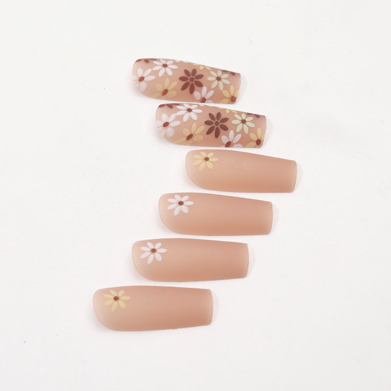 Florale Kunst Gel Press-On Nagelspitzen Brehn