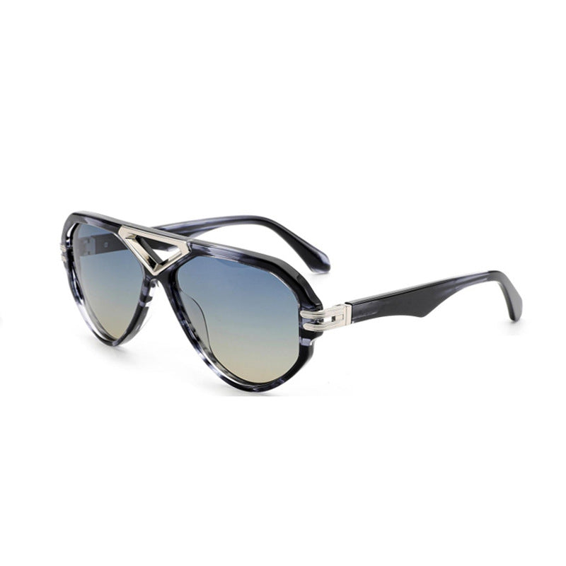 Damen elegante Sonnenbrille mit markantem Rahmen Brehn