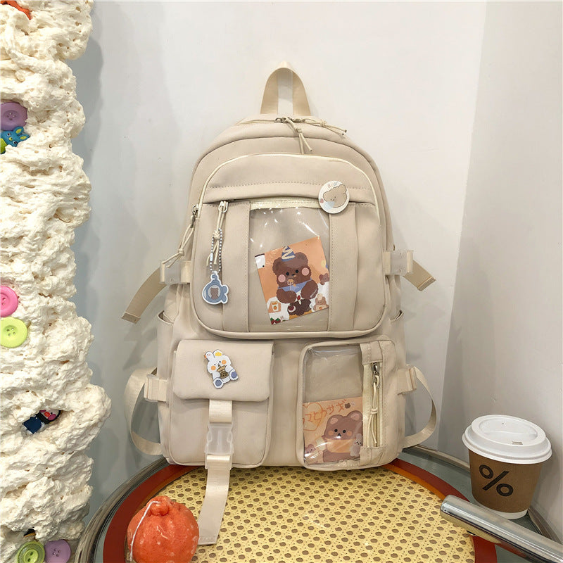 Niedlicher Cartoon-Motiv Rucksack Brehn