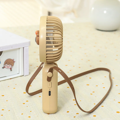 Unisex Tragbarer Handventilator mit niedlichem Tierdesign Brehn