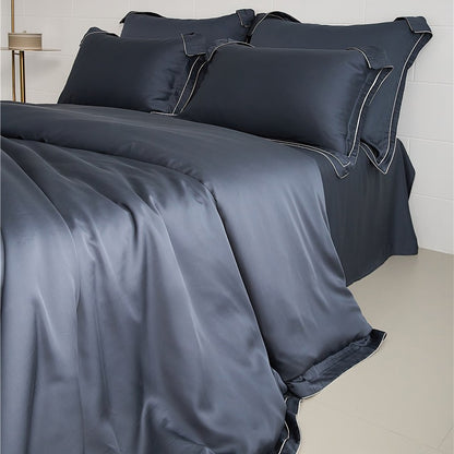 Luxuriöses glattes Satin-Bettwäsche-Set