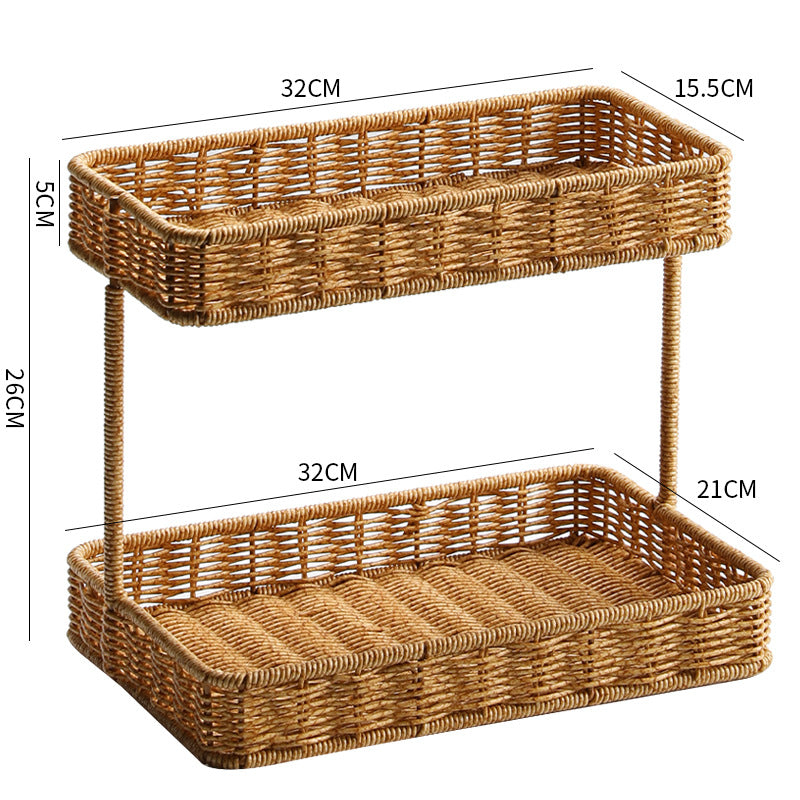 Unisex zweistufiger Aufbewahrungskorb Brehn