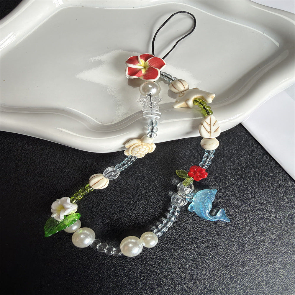 Handgemachter, von der Natur inspirierter, beaded Brillenhalter Brehn