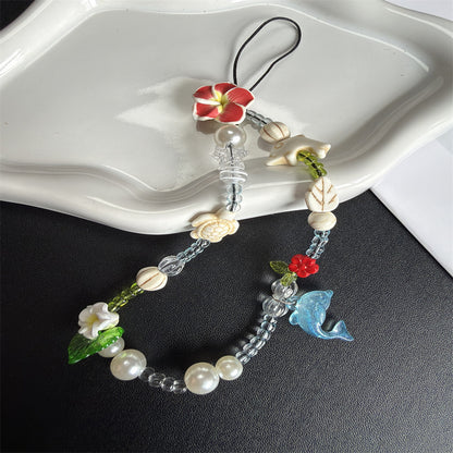 Handgemachter, von der Natur inspirierter, beaded Brillenhalter Brehn