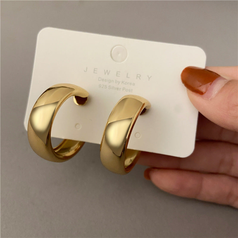 Moderne Creolen mit Geometrischem Design Brehn