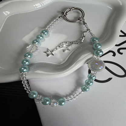 Elegante Perlen Charm Brillenband Brehn