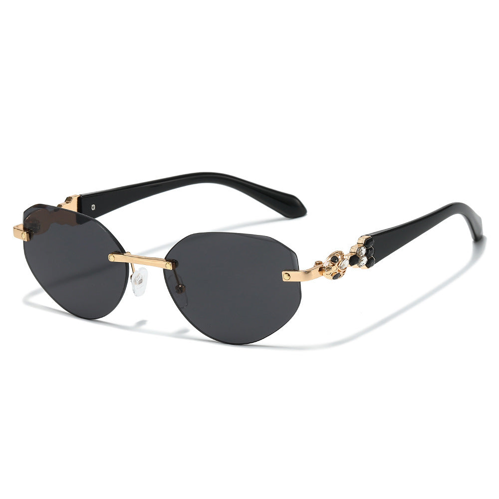 Dekorative Übergroße Schild-Sonnenbrille Brehn