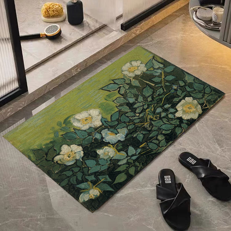 Blumenmuster Badematte Brehn