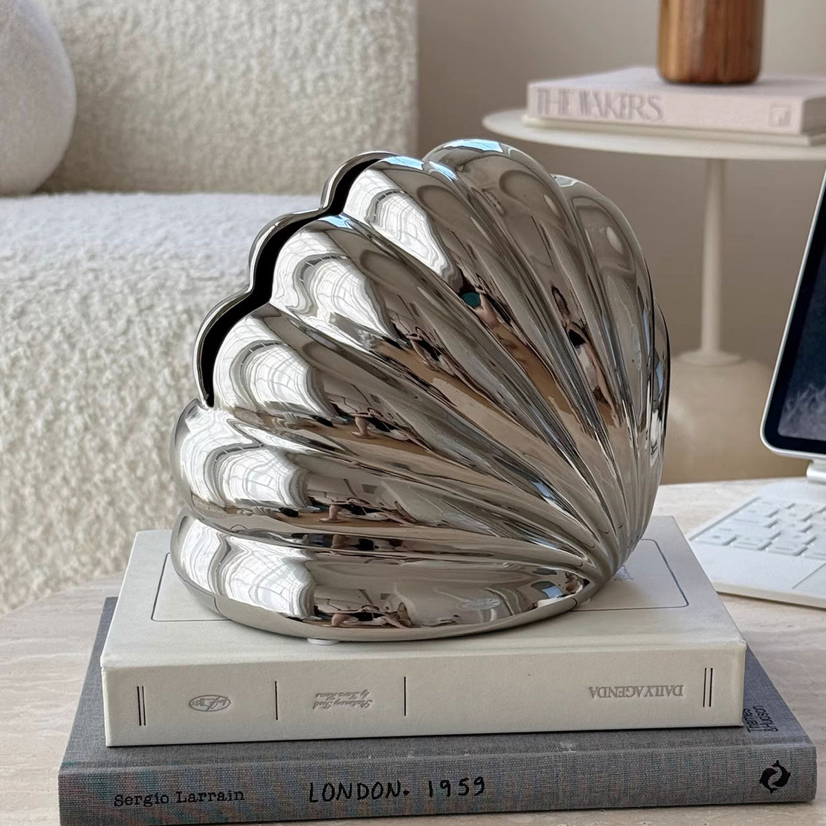 Dekorative muschelförmige Keramik