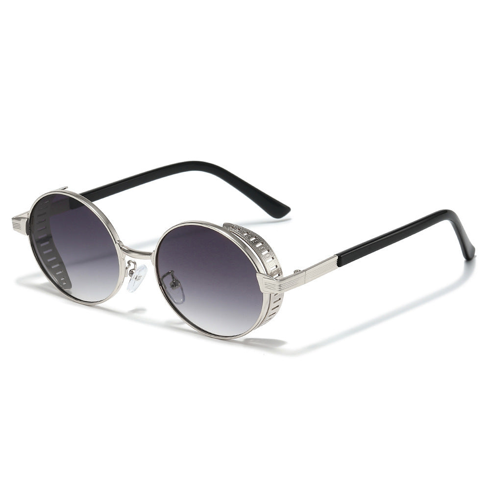 Ultra-moderne runde Rahmen Sonnenbrille Brehn