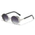 Ultra-moderne runde Rahmen Sonnenbrille Brehn