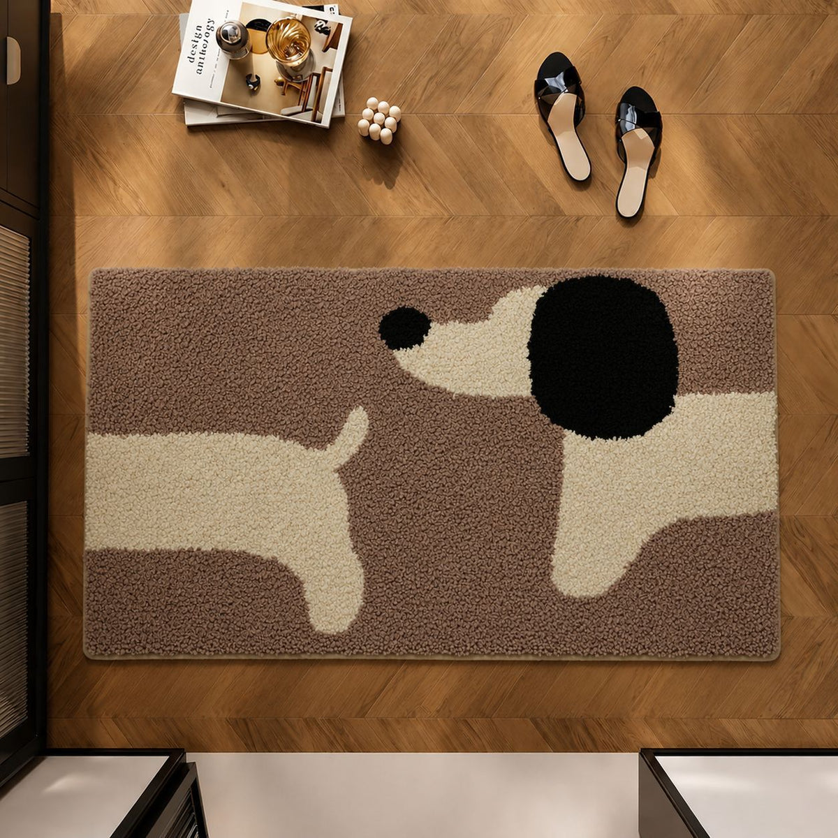 Dekorativer hundethematischer Teppich Brehn