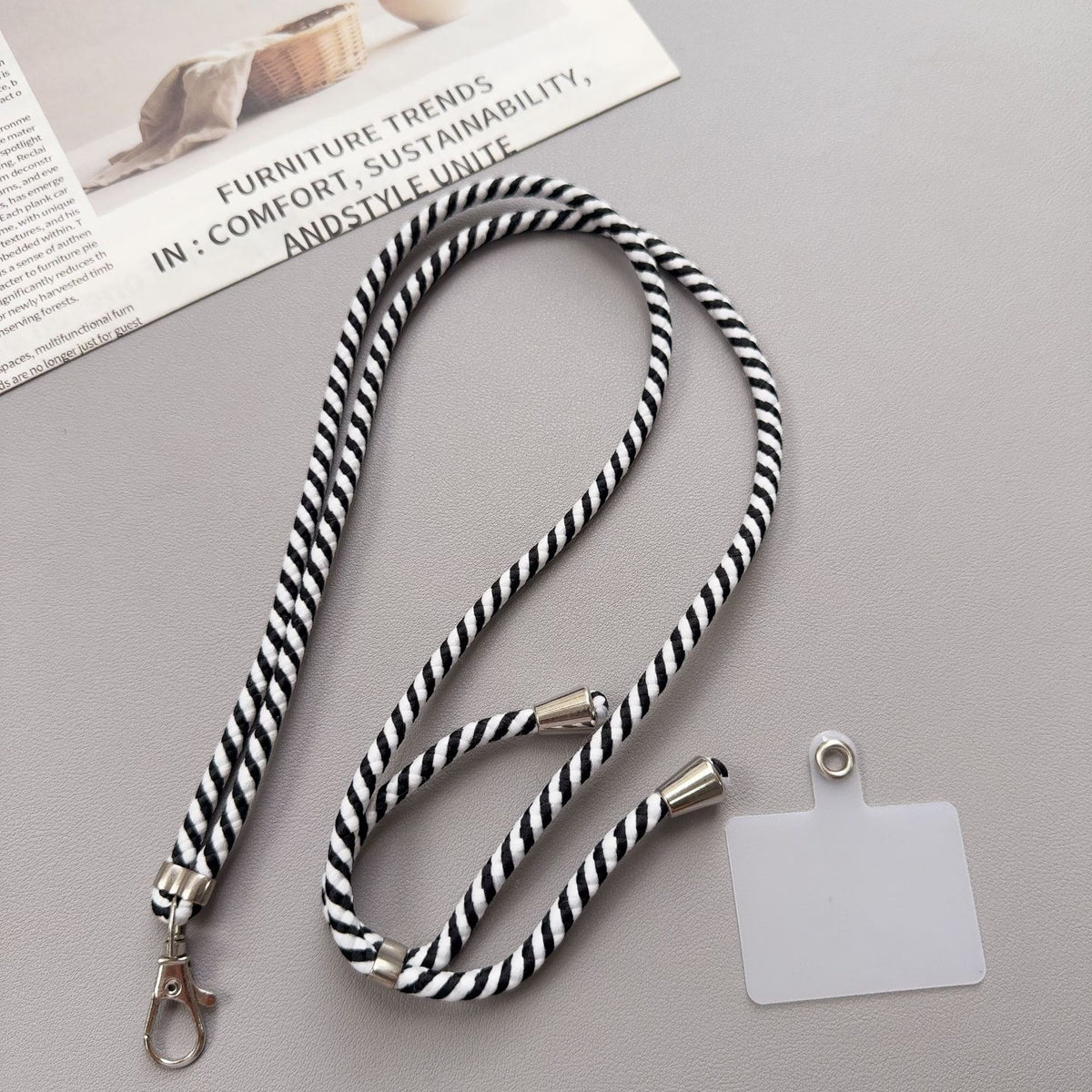 Geflochtenes Band mit Gravurclip Brehn