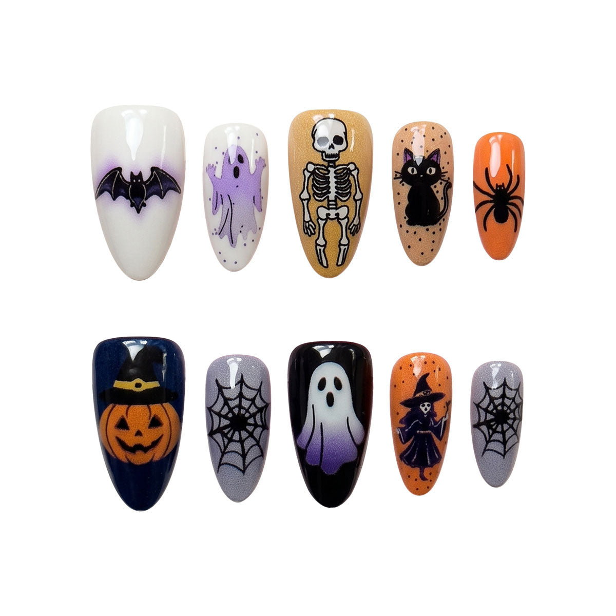Halloween-Themen Press-On Nägel
