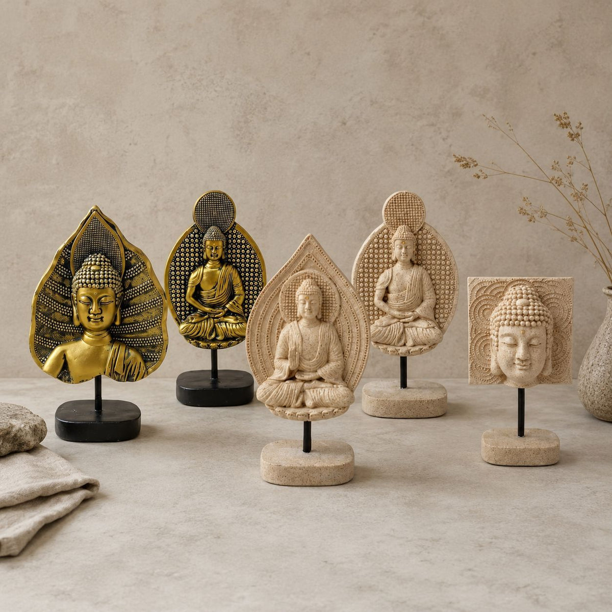 Dekorative Buddha Statue Brehn