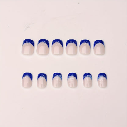 Winter-Themen Frosted Nail Art Brehn