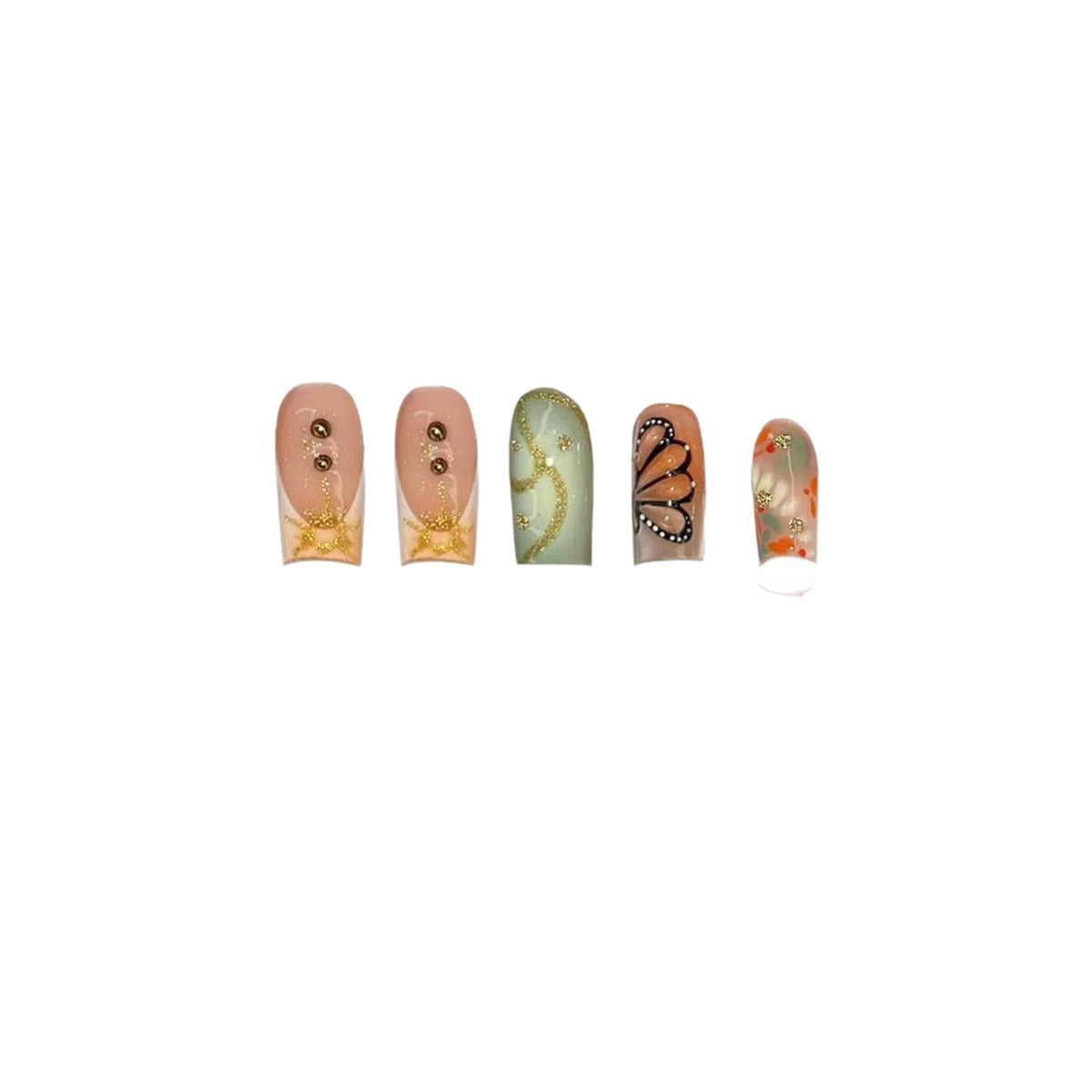 Künstlerisches Acryl-Nageldesign Brehn