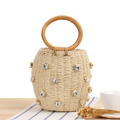 Handtasche mit Kristallakzenten Brehn